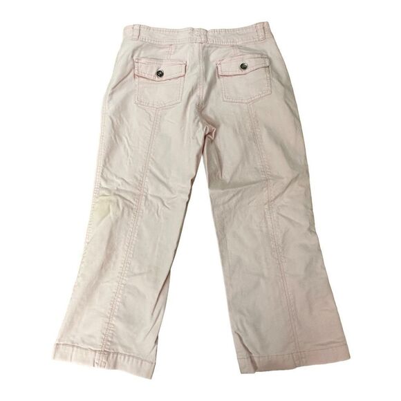 Route 66 ~ Womens Pink Capri Pants ~ size 10 ~ Button detailing on Pant legs - Picture 2 of 12
